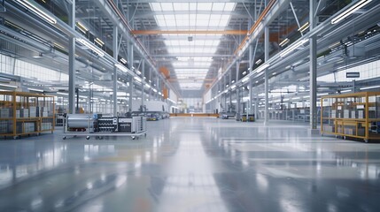 Fototapete - Industry 5 incorporates advanced data and technology to support manufacturing in a made to order model customer experience in product enhance research and development and AI utilizatio : Generative AI