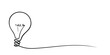© designer_an - The stylized symbol of electric lamp.