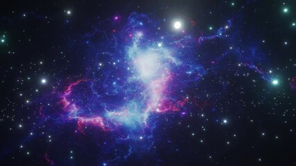 Wall Mural - galaxies and nebula in deep space