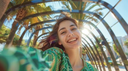 Poster - The woman taking a selfie