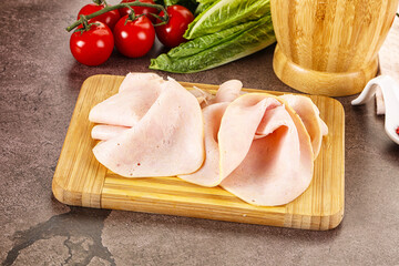 Wall Mural - Turkey ham Campana few slices