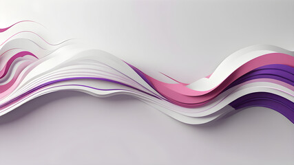 a violet and pink abstract background with waves in the style for backdrop banner poster design, wallpaper,empty space for text