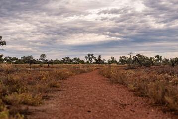 Poster - plains in the Australian outback