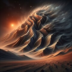 Wall Mural - 33 6. Loess - A wind-blown sediment consisting of silt-sized par