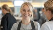 © Kethaka Shehan - portrait of a young european woman, small business entrepreneur, barista, smiling, copy space