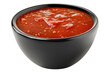 © posterpalette - Black bowl of tomato sauce isolated on transparent background