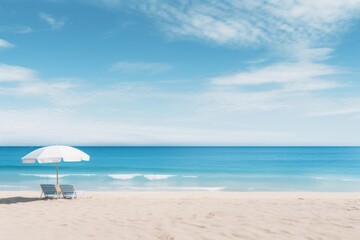 Beach outdoors horizon nature. 