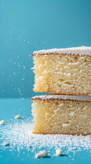 Canvas Print - Bread cake macro close up