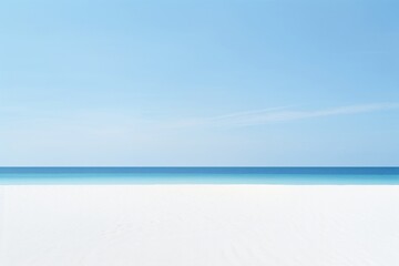 Wall Mural - Beach sky sea backgrounds. AI generated Image by rawpixel.