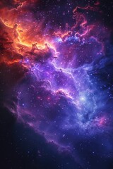 Wall Mural - a vibrant galaxy filled with twinkling stars, perfect for space-themed projects