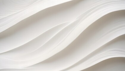 Wall Mural - abstract background on isolated. abstract white waves. wave from curtain. white wave background