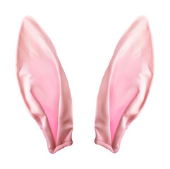 Poster - Bunny Ears Isolated on Transparent Background
