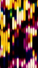 Wall Mural - flickering spots in vertical lines. motion. beautiful color spots shimmer in flow of lines. lines wi