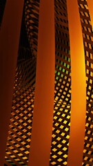 Wall Mural - 3d background with wavy curves of stripes. design. beautiful 3d curves of stripes in wavy flow of fa