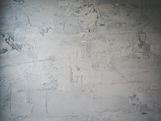 Wall Mural - Close-up of gray cement texture in Loft style for building and construction backgrounds.   