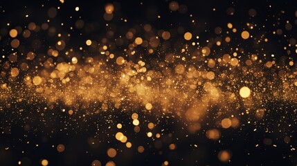 Shining gold lights with a textured gala sparkle.