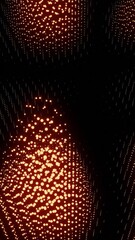Wall Mural - dark background. design.bright red parts of the background rising and falling in abstraction.