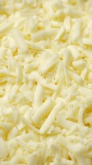 Wall Mural - Heap of grated cheese, close up