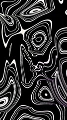 Wall Mural - psychedelic background with curved mirror lines. design. rotating background with pattern of curved 