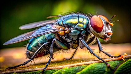 close up of a fly