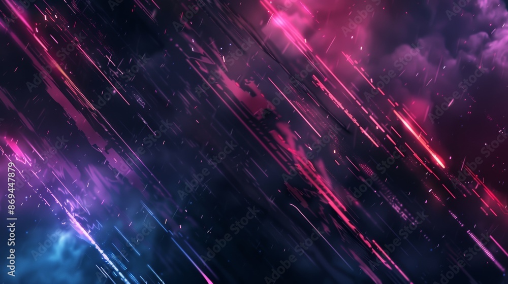 Game effects tv screen with pixel texture and VHS digital pattern with ...
