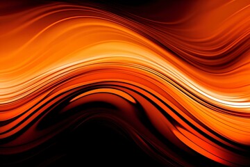 Poster - abstract orange background made by journey