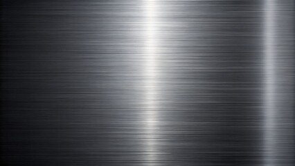 Seamless brushed metal plate background texture tileable industrial dull polished stainless steel aluminum or nickel finish repeat pattern high resolution silver grey rough metallic 3d rendering.