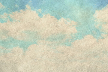 Poster - retro sky background