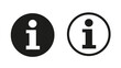 © esman - Information icons set displayed as a circular button design isolated on a white background for digital interfaces and website navigation.