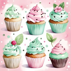 Sticker -  cupcakes