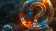 © SashaMagic - A glowing question mark inside a sparkling bubble.