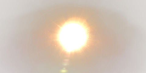 Wall Mural - glow effect. star sparkles on a transparent background. light effects, lens flares, sun flash with r