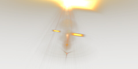 Wall Mural - glow effect. star sparkles on a transparent background. light effects, lens flares, sun flash with r
