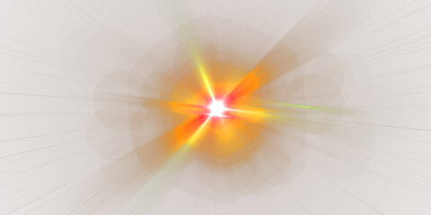 Wall Mural - glow effect. star sparkles on a transparent background. light effects, lens flares, sun flash with r