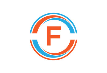 Intel F monogram with a circle