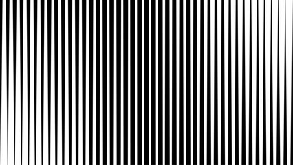Wall Mural - Black and white lines transition pattern. Vector Format Illustration 