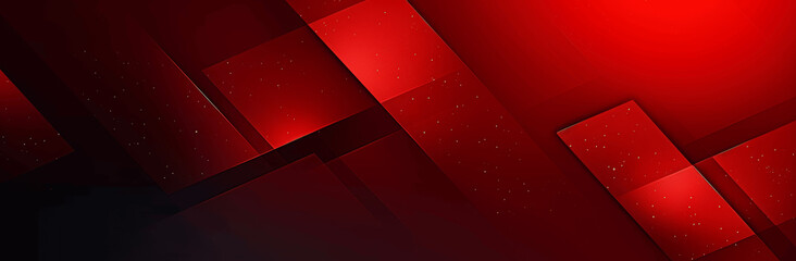 Wall Mural - Red Abstract Geometric Background Dark Gradient Banner Design Minimal Modern Wallpaper Presentation Packaging Template Vector Web3 Illustration Panoramic