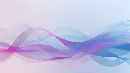 Wall Mural - Colorful Abstract Wave Background in Pink and Blue