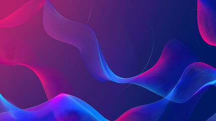 Wall Mural - Vibrant Abstract Flowing Gradient Background