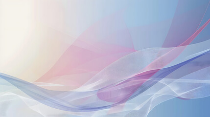 Wall Mural - Soft Pastel Abstract Wave Background