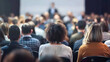© Vicky - group of people audience at modern hall business event. Press news conference presentation exhibition briefing seminar workshop convention forum summit training learning university class study lecture