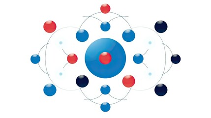 Poster - an atom with pro