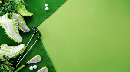 Eyecatching View of balls for golf sport