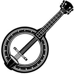 banjo icon vector design 