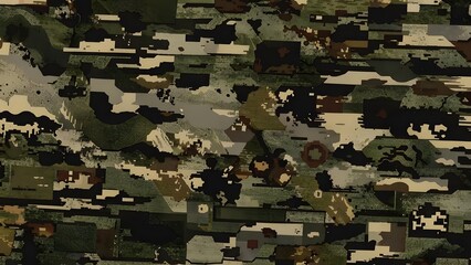 
forest camouflage pattern, modern military background texture