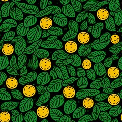 Wall Mural - Lemon patterns wallpaper