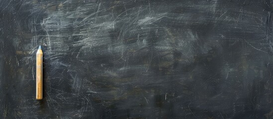Fototapete - Erased chalk on a blackboard with copy space image.