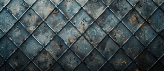 Leinwandbilder - Texture of an empty diamond-shaped pattern against a backdrop suitable for adding text or images. Copy space image. Place for adding text and design