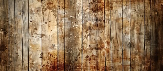 Aufkleber - Rustic wooden planks creating a textured background with a grungy appearance, perfect for a copy space image.