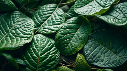 Canvas Print - cabbage leaves